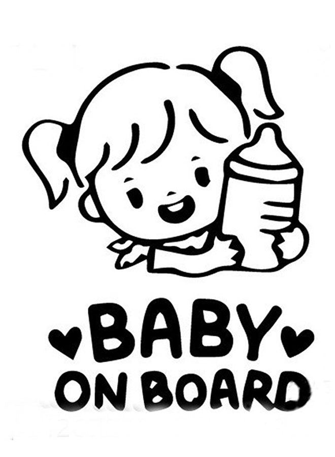 Sharpdocar - Baby On Board Car Sticker - Image 1