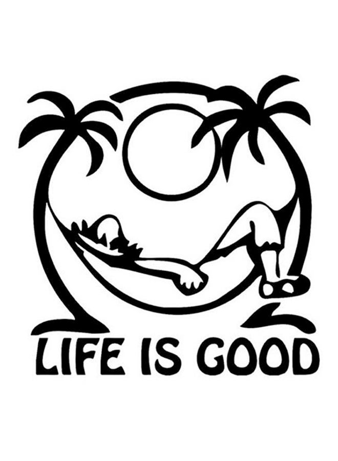 Sharpdocar Good Life Reflective Car Sticker 