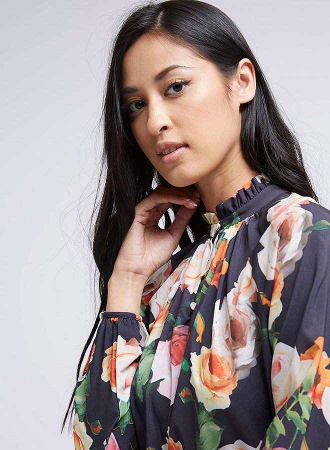 Seden Floral Printed Blouse  - Image 4