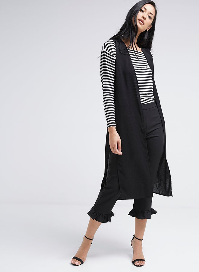Seden - Side Slit Vest Black - Image 1