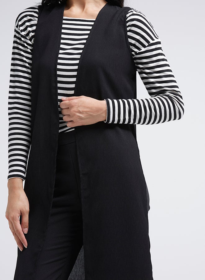 Seden - Side Slit Vest Black - Image 1