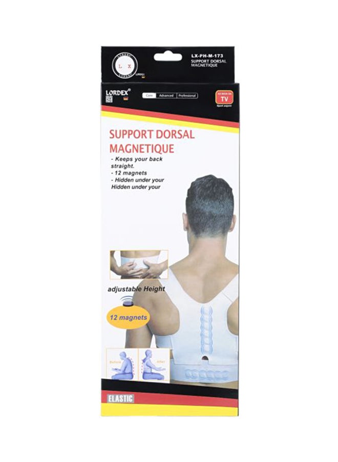 سترة مجهزة بمغانط لإسناد منطقة الظهر