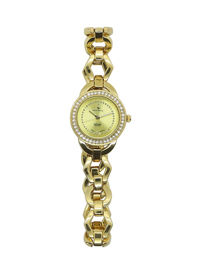 women Stone Studded Analog Watch SL034