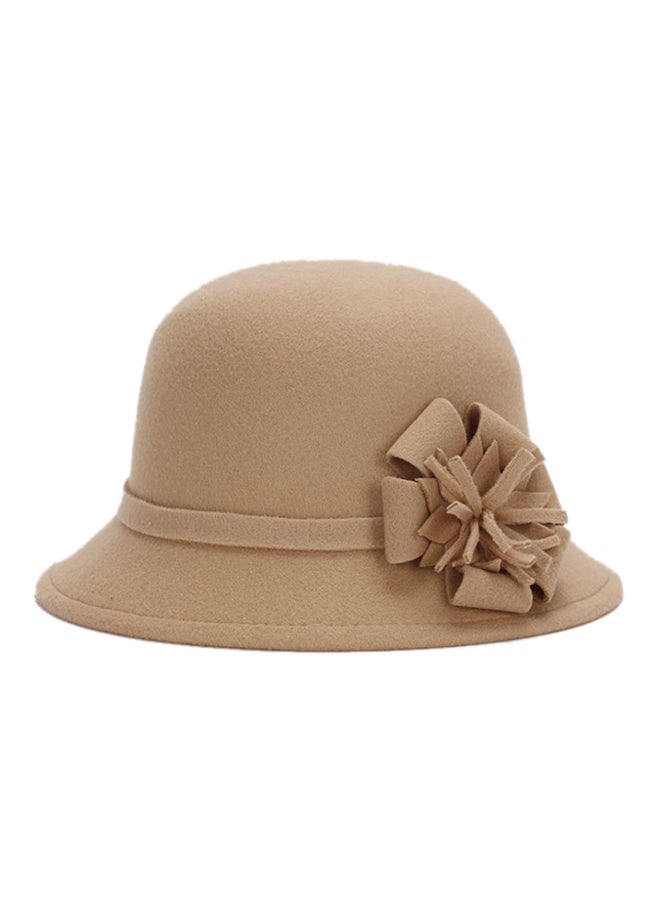 Bluelans Retro Prom Cocktail Hat Light Tan 