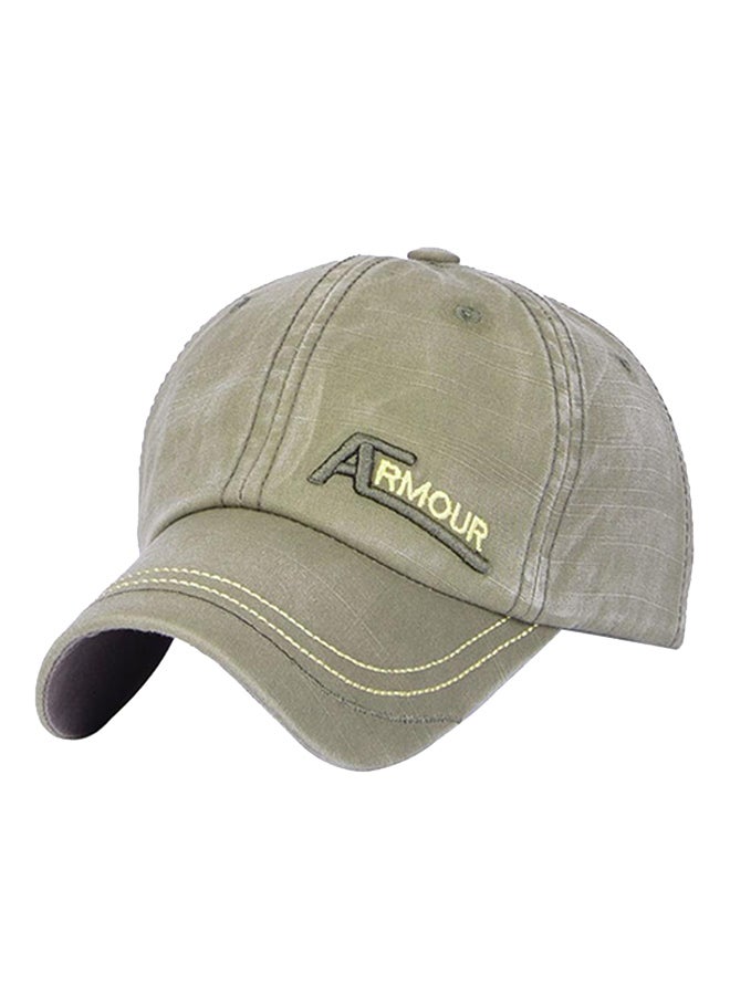 Bluelans Adjustable Snapback Armour Letter Cap Army Green 