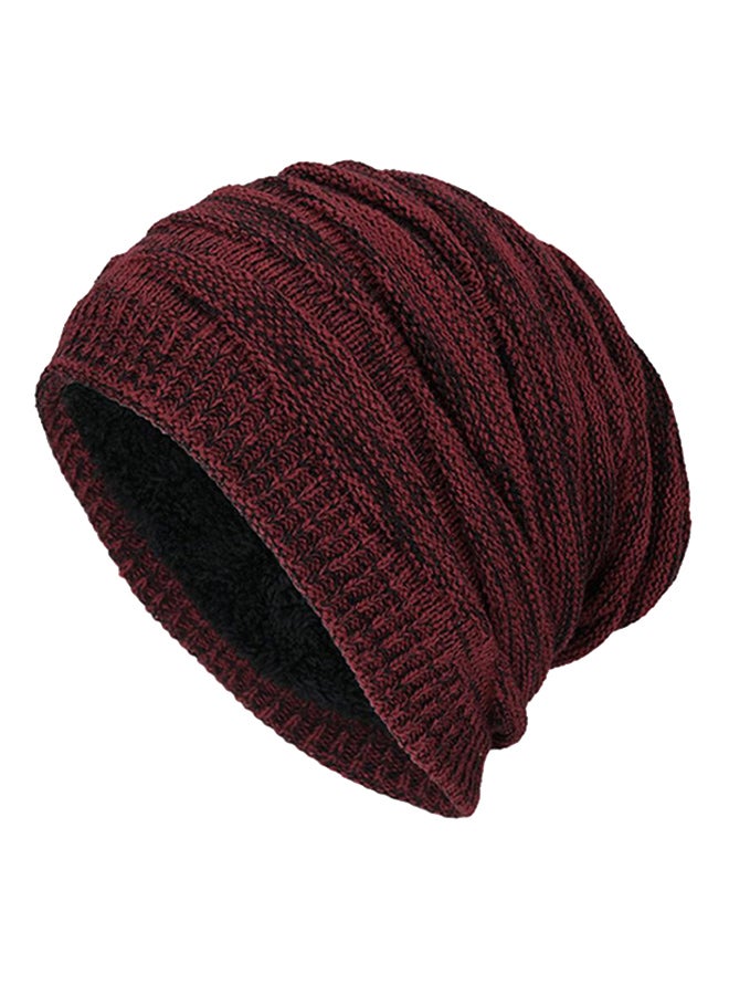 Bluelans Slouch Beanie Wine Red 