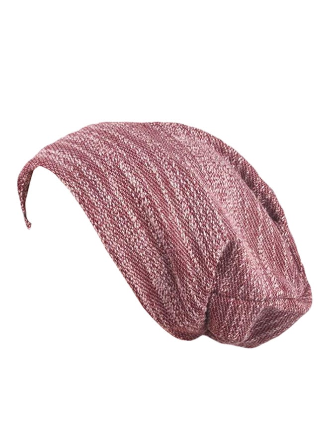 Bluelans Knitted Hip-Hop Beanie Cap Wine Red 