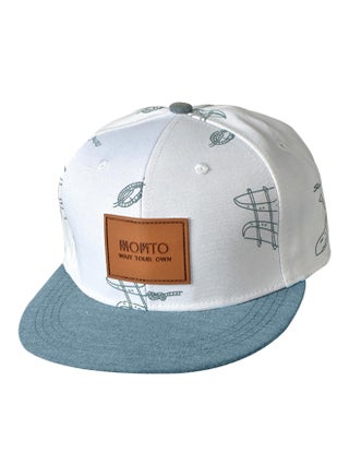 Printed Baseball Cap White - v1519914764/N13302506A_1