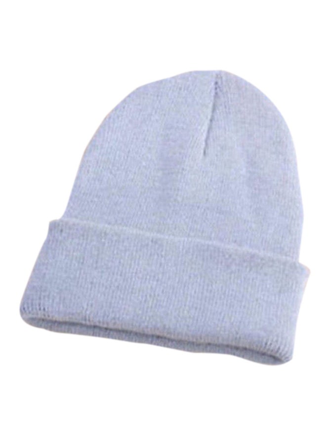 Bluelans Knitted Ski Beanie Light Grey 