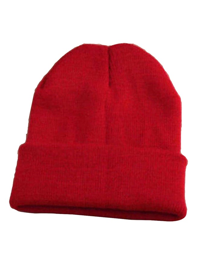 Bluelans - Knitted Beanie Jujube Red - Image 1