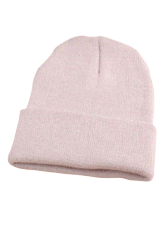 Bluelans Knitted Beanie Beige 