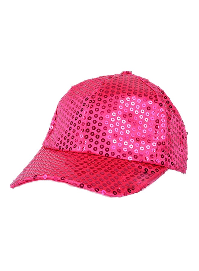 Bluelans - Sequins Snapback Cap Rose - Image 1