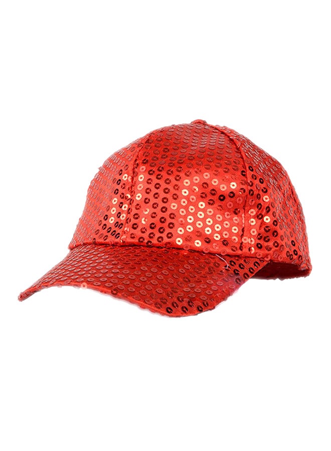 Bluelans - Sequins Snapback Casual Cap Orange - Image 1