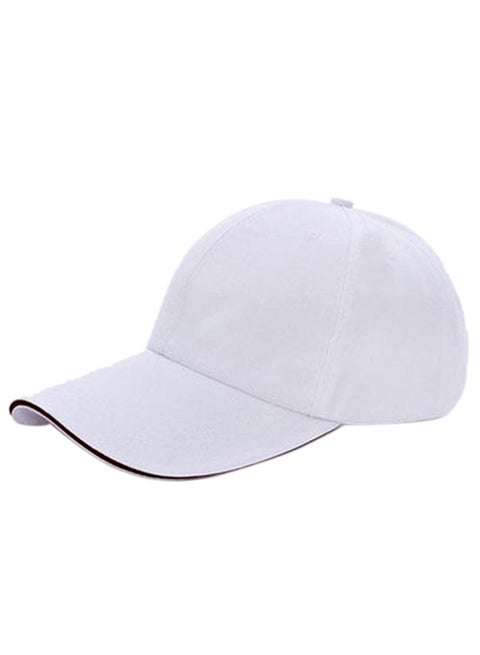 Adjustable Snapback Baseball Cap Whit/Black
