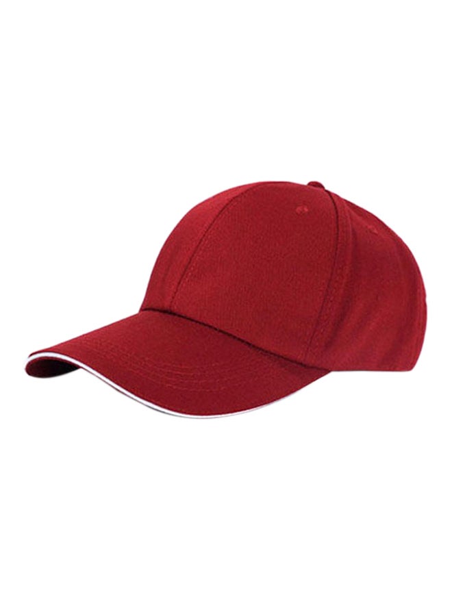 Bluelans - Adjustable Snapback Baseball Cap Wine Red - Image 1