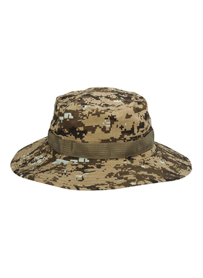 Bluelans Woodland Fishing And Hiking Boonie Hat Camouflage & Coffee 