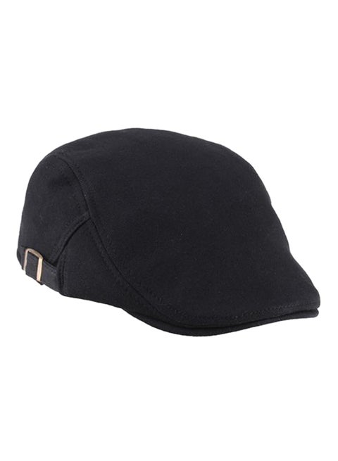 Duckbill Flat Cap Black