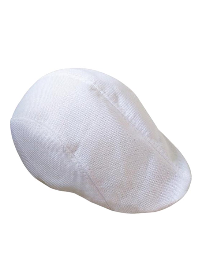 Bluelans - Golf Style Beret Hat White - Image 1