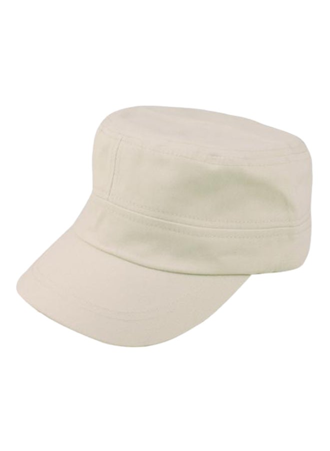 Bluelans - Military Cadet Style Cap Beige - Image 1
