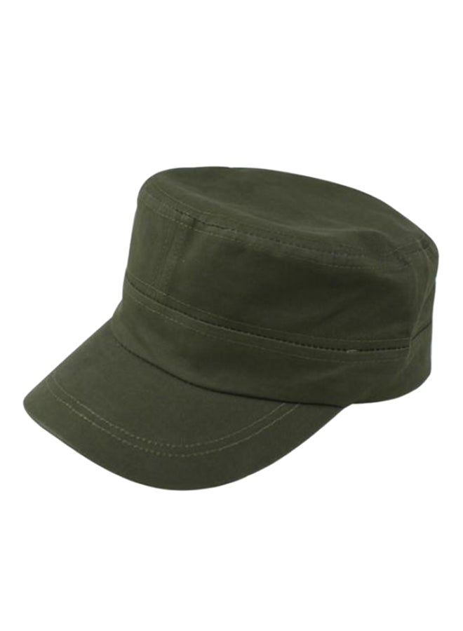 Bluelans - Military Cadet Style Cap Army Green - Image 1
