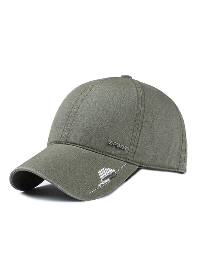 Bluelans - Adjustable Baseball Cap Army Green - Image 1