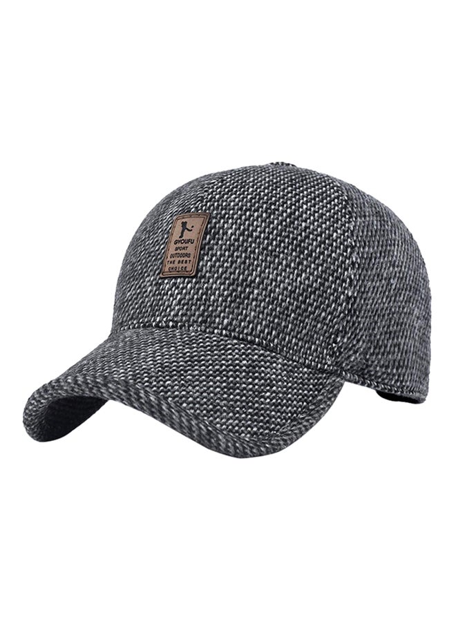 Bluelans Earflaps Snapback Winter Cap Grey 