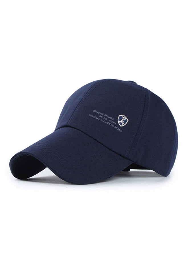 Bluelans Solid Pattern Adjustable Snapback Sports Cap Blue