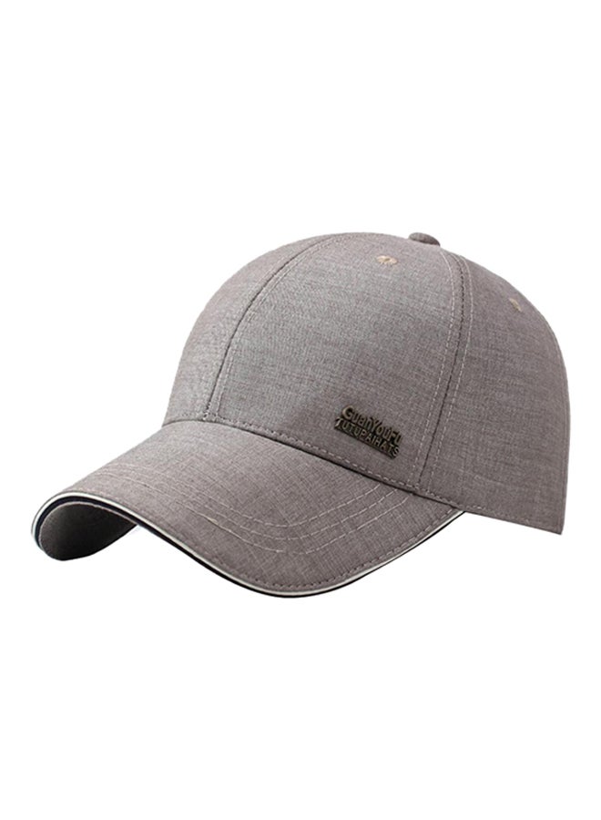 Bluelans Adjustable B-Boy Snapback Hip-Hop Cap Light Grey