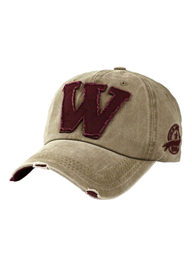 Bluelans Snapback Hip-Hop Cap Beige/Red  - Image 1