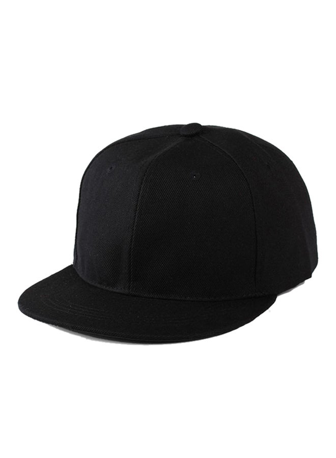 Bluelans - Snapback Adjustable B-Boy Cap Black - Image 1