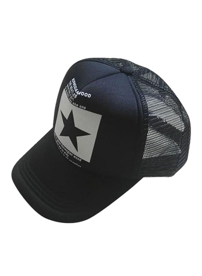 Bluelans - Star Pattern Cap Black - Image 1