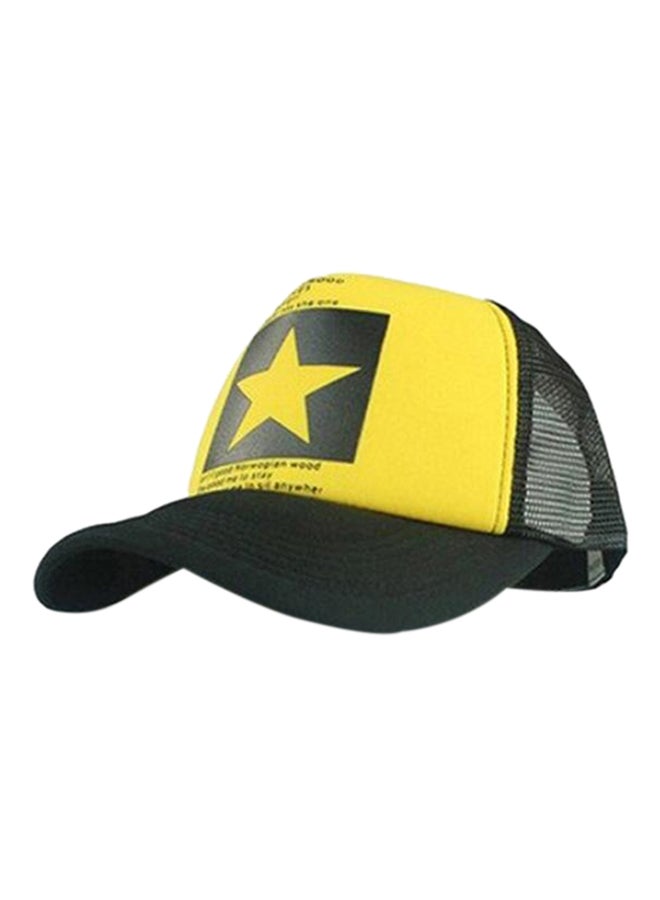 Bluelans - Star Pattern Cap Yellow - Image 1