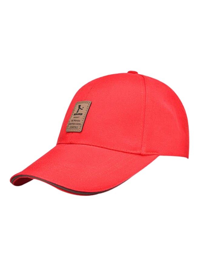 Bluelans - Solid Pattern Outdoor Baseball Cap Red - Image 1