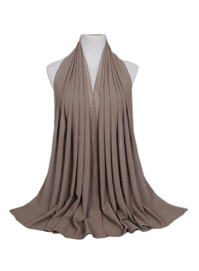 Bluelans - Long Scarf Hijab Light Coffee - Image 1