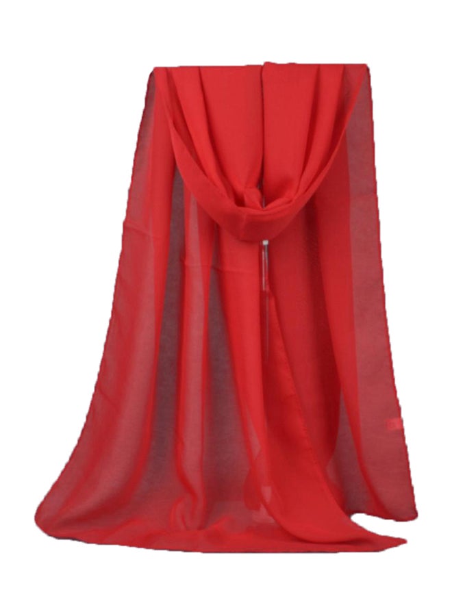 Bluelans - Sun Block Summer Scarf Red - Image 1