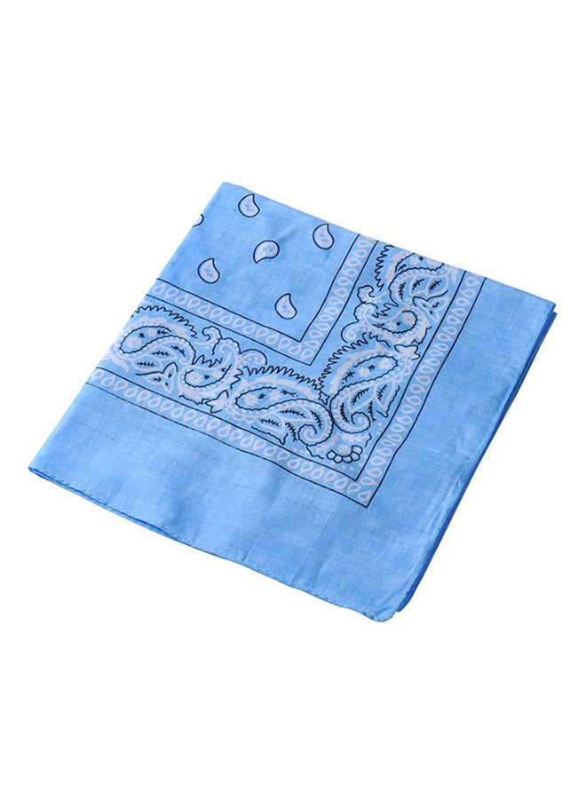 Bluelans - Paisley Print Bandana Sky Blue - Image 1