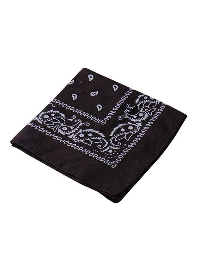 Bluelans - Paisley Print Bandana Black - Image 1
