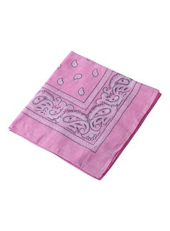 Bluelans Paisley Print Bandana Pink 