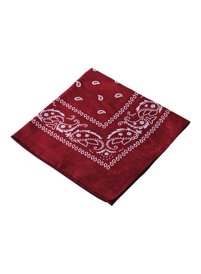 Bluelans - Paisley Print Bandana Red Wine - Image 1
