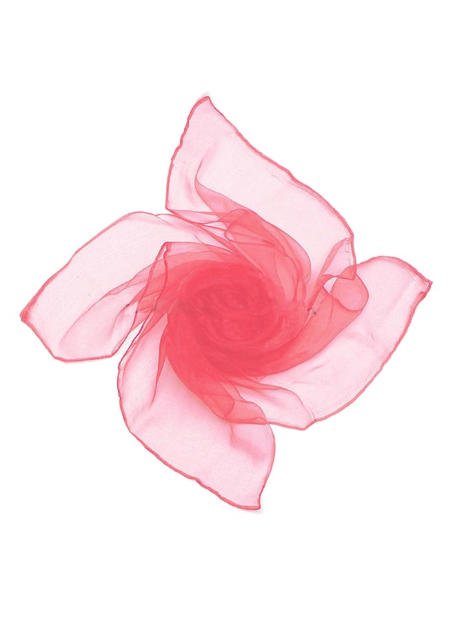 Bluelans - Pure Candy Color Soft Square Scarf Watermelon Red - Image 1