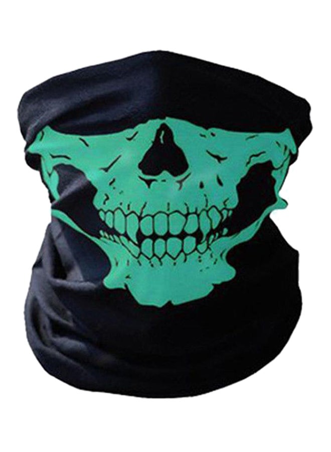 Skeleton Skull Headband Green/Black