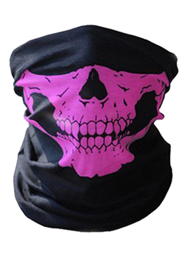 Skeleton Skull Headband Pink/Black