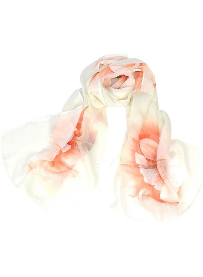 Bluelans - Long Printed Soft Scarf Orange 08 - Image 1
