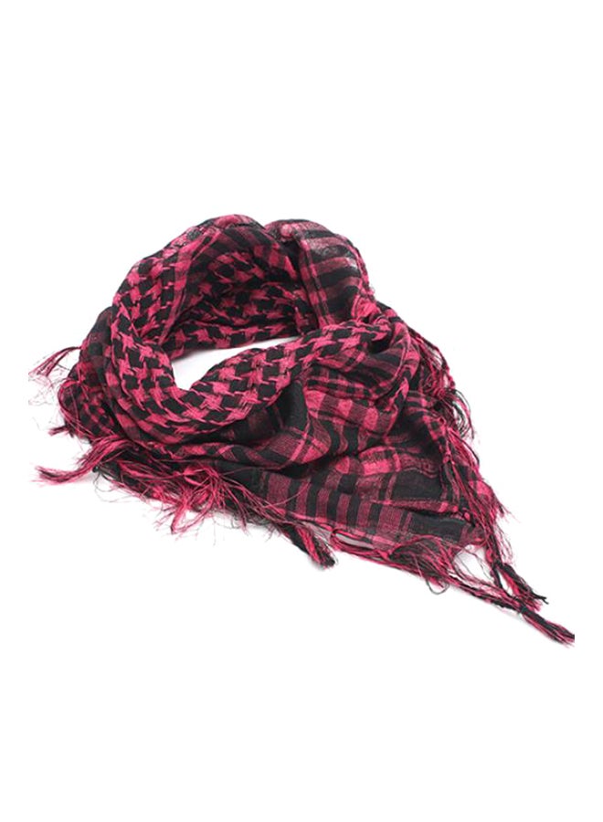 Plaid Pashmina Scarf Hot Pink - v1519915363/N13304587A_1