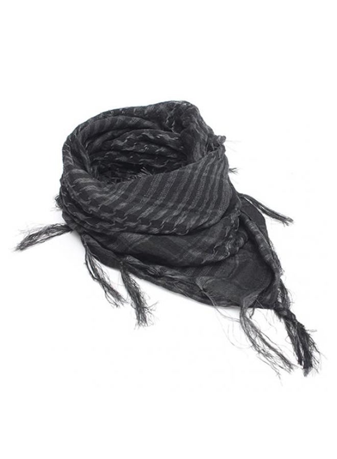 Bluelans - Plaid Pashmina Scarf Grey - Image 1