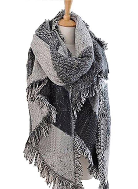 Tartan Shawl Classic Grey