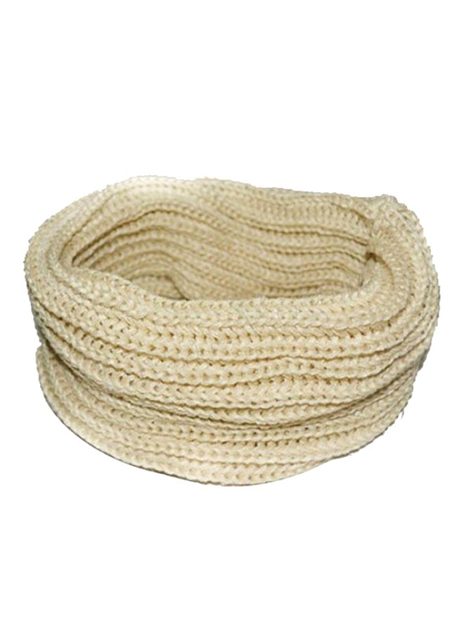 Bluelans Cowl Neck Scarf Beige