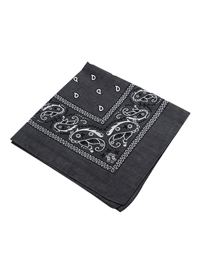 Printed Hip Hop Square Bandana Black - v1519915450/N13304982A_1