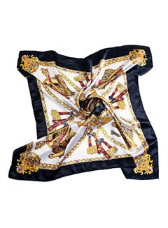 Bluelans Chain Style Neck And Head Scarf Black 