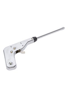 Electronic Gun Gas Lighter Silver/Black Standard
